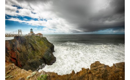 Clouds at Point Bonita Lighthouse
